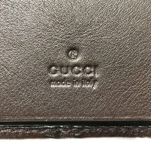 GUCCI GG Heart plate 6-Ring Key Case Leather Brown/GoldHardware - Picture 10 of 12